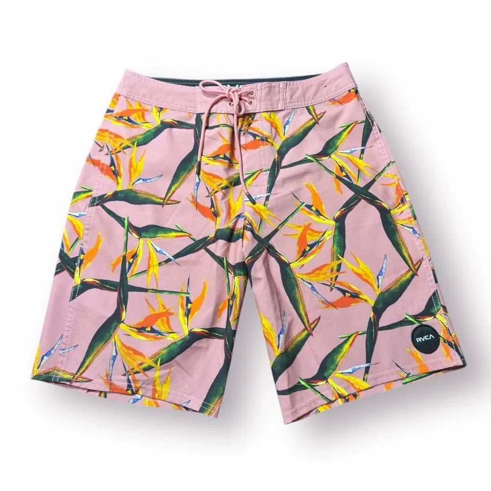RVCA‎ Pink Floral Board Shorts Size 28